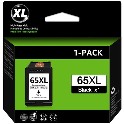 65 XL Ink Cartridge For HP 65XL ENVY 5010 5055 5058 Deskjet 2600 2652 3755 LOT