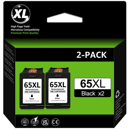 65 XL Ink Cartridge For HP 65XL ENVY 5010 5055 5058 Deskjet 2600 2652 3755 LOT