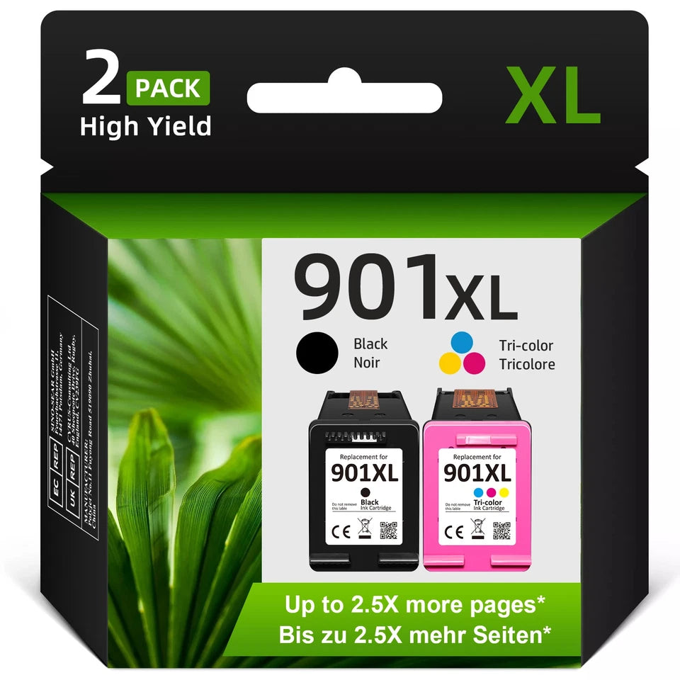 901XL Ink Cartridge Replaces For HP 901 Officejet 4500 J4580 J4550 J4540 J4680
