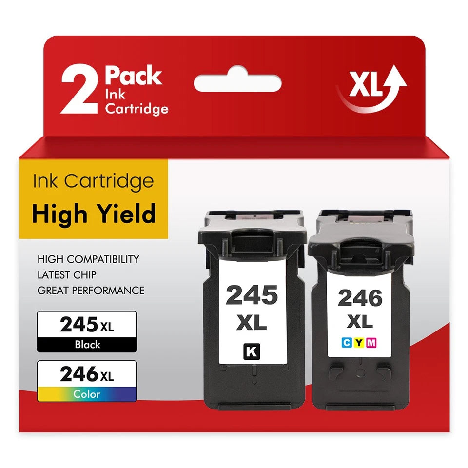 PG-245XL CL-246XL Ink Cartridge for Canon PIXMA MG2522 MG2520 MX490 MX492 TR4520