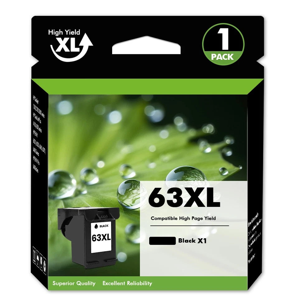 63 XL Ink Cartridge for HP 63XL ENVY 4512 4516 4520 OfficeJet 3830 4650 4652 Lot