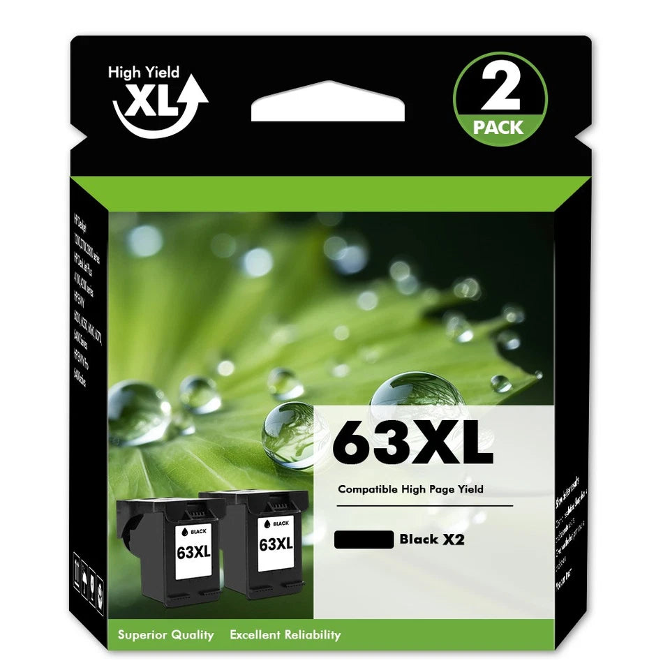 63 XL Ink Cartridge for HP 63XL ENVY 4512 4516 4520 OfficeJet 3830 4650 4652 Lot