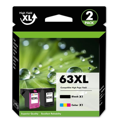 63 XL Ink Cartridge for HP 63XL ENVY 4512 4516 4520 OfficeJet 3830 4650 4652 Lot