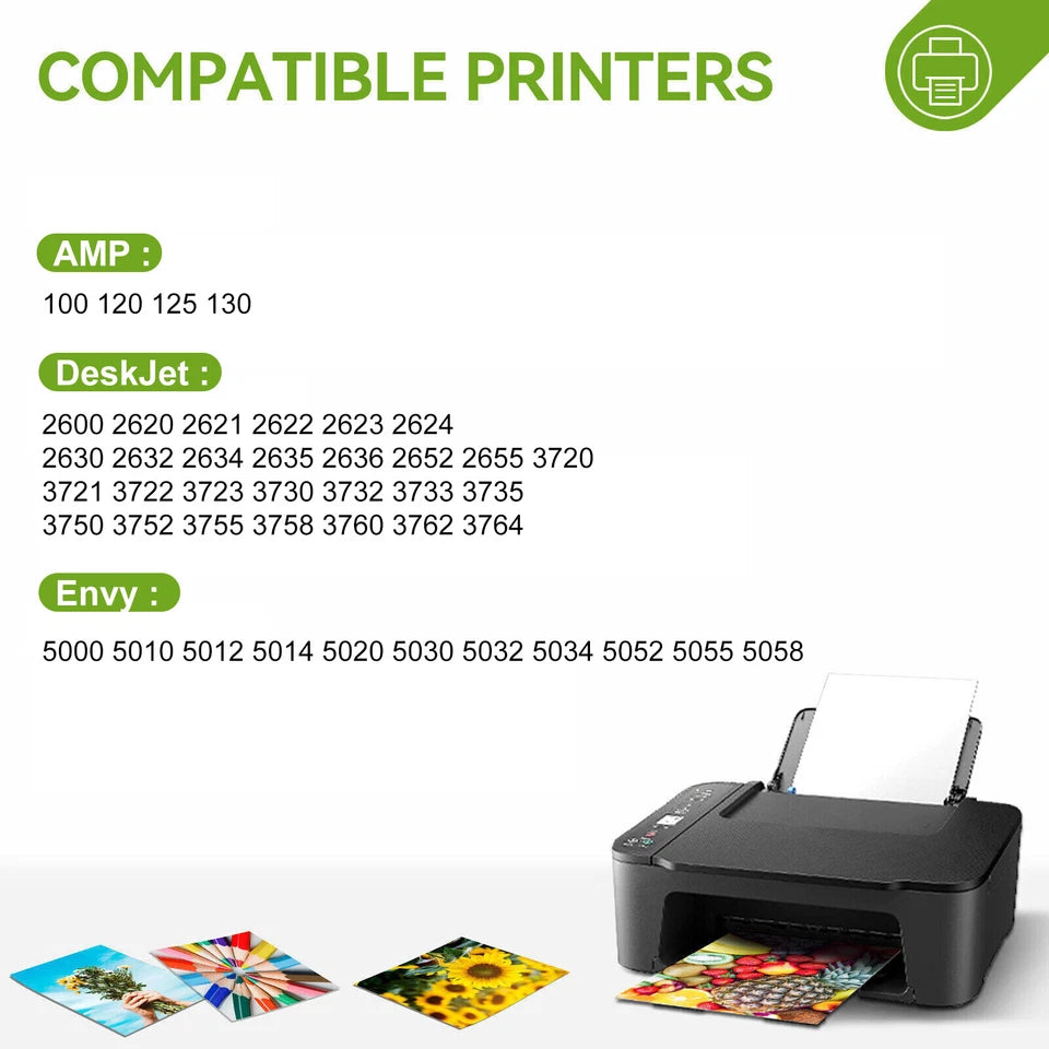 65 XL Ink Cartridge For HP 65XL ENVY 5010 5055 5058 Deskjet 2600 2652 3755 LOT