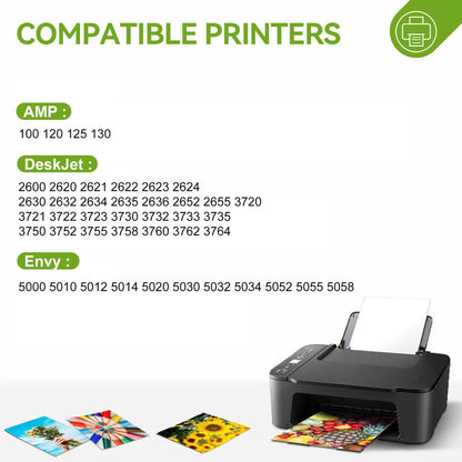 65 XL Ink Cartridge For HP 65XL ENVY 5010 5055 5058 Deskjet 2600 2652 3755 LOT